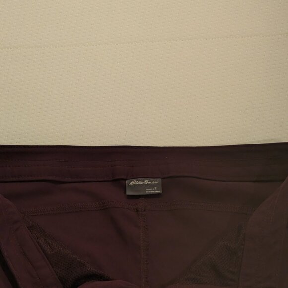Eddie Bauer Stretch Rainier Hiking Outdoor Pants in Plum Purple, Size 8 - Picture 4 of 8